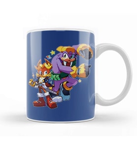 Sonic The Hegdehog Antione & Rotor Kupa Bardak Porselen