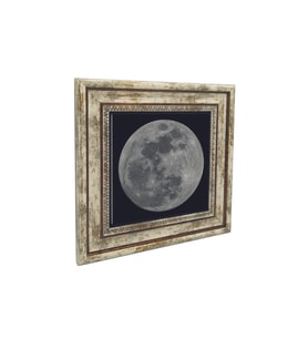 Dolunay Baskılı Taş Tablo 25X25