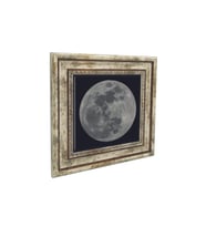 Dolunay Baskılı Taş Tablo 25X25