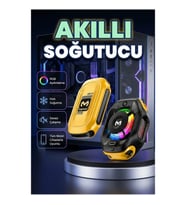 Type-C Girişli AI Modlu Dijital Ekranlı Telefon Soğutucu RGB