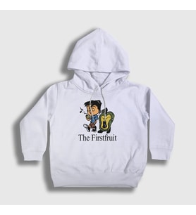 Presmono Unisex Çocuk Beyaz The Firstfruit Mark Lee Nct Kapüşonlu Sweatshirt 534598tt