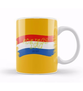 Koningsdag 2021 Kupa Bardak Porselen