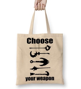 Support Choose Your Weapon Bez Çanta Uzun Saplı