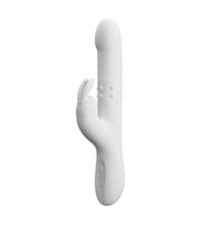 LilituShop USB Şarjlı İleri Geri Hareketli 3 Modlu Klitoris Uyarıcılı Tavşan Vibratör