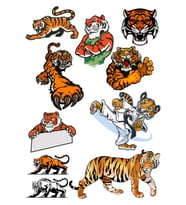 Kaplan Sticker Set -1 9 Parça Telefon, Tablet, Defter, Laptop Sticker