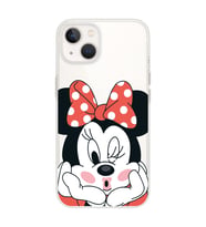 Iphone 14 PLUS Uyumlu Mouse Tasarımlı Şeffaf Telefon Kılıfı