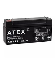 Atex 6 Volt - 3.4 Amper Yatık Akü