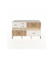 Kronos Konsol 5 Raflı 4 Çekmeceli 4 Kapaklı 176x59x99 Aytaşı-Çam/Aytaşı