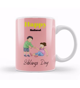 Happy Siblings Day 2021 Kupa Bardak Porselen