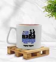 BK Gift Kişiye Özel En Yakışıklı Baba Adayı Tasarımlı Middle Beyaz Kupa Bardak Model 1