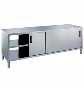 Electrolux Professional Pass-through Dolaplı Çalışma Tezgahı, 1 Raflı Ve 4 Kayar Kapılı, 1800mm MTND1800PN