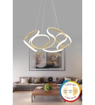 Modern Eskitme Sarkıt Avize, Renkli LED Işık, Salon ve Mutfak Dekoru