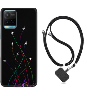 Vivo Y11S Y21S Y20 Y20S Y70 Kılıf Boyun Askılı Silikon Line Planet 1736
