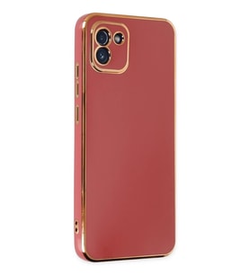 Northcity Samsung Galaxy A03 Uyumlu Kılıf Volet Silikon - Kırmızı