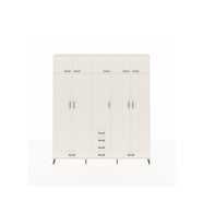 Arges Gardrop 6 Raflı 6 Çekmeceli 4 Askılı 220x30x243 Aytaşı-Aytaşı