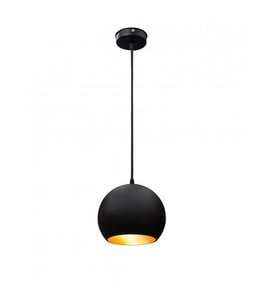 RİOLİGHT RETRO1,RUSTİK,VİNTAGE KOLİDOR,ODA,CAFELER İÇİN E27 DUYLU TEKLİ METAL SARKIT AVİZE ÇAP:15CM (Siyah)