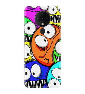 Tecno Spark 6 Kılıf Silikon Desen Sevimli Canavarlar 1699