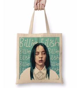 Billie Eilish 014 Bez Çanta Uzun Saplı