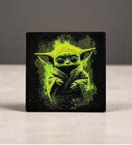 Star Wars Yoda Dekoratif 3D Mini Tablo 9x9 cm Magnetli & Bantlı