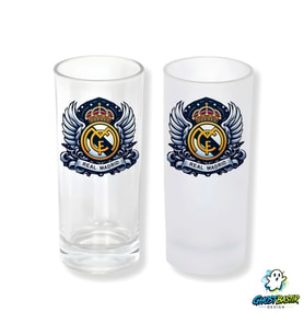 Real Madrid Buzlu / Buzsuz Seçenekli Rakı Bardağı – 1 Adet Şık Sunum Bardağı 0225