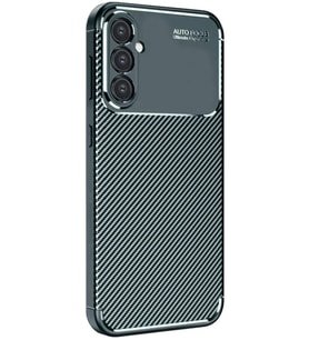 Newface Samsung Galaxy A16 5G Kılıf Auto Focus Karbon Kapak - Koyu Yeşil