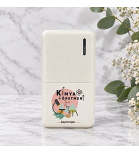 Kimya Öğretmenine İsme Özel Powerbank