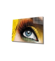 Miyrem Glasses Collection -A1^#  Kadınlar Renklerin Büyüsü Göz Cam Tablo, Cam Tablo (Çok Renkli)