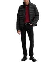 Calvin Klein Uzun Kollu Hafif Naylon Kapitone Erkek  Mont  LV04LC506G-UB1 (Siyah)