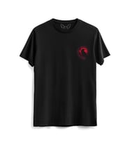Vikings Dijital Baskılı  Siyah Tshirt