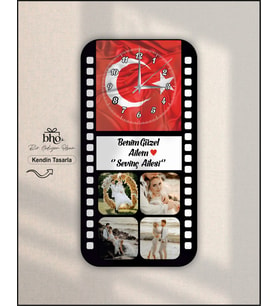 Kişiye Özel Duvar Saati (Ahşap)
