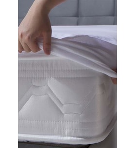 Tek Kişilik Fitted Alez Su Geçirmez Sıvı Korumalı Havlu Yüzeyli Fitted Alez Tek Kişilik 100x200