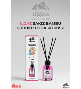 Sakız Bambu Çubuklu Oda Kokusu 110 ml  Red Diffuser Bubble Gum Ortam Kokusu