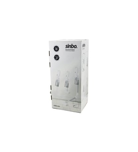 BEYAZ DİKEY ELEKTRİKLİ SÜPÜRGE ERGONOMİK KATLANABİLİR BORU 500W 90° DÖNEBİLEN BAŞLIK PRATİK HAZNE SVC-8629 (5343)