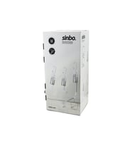 BEYAZ DİKEY ELEKTRİKLİ SÜPÜRGE ERGONOMİK KATLANABİLİR BORU 500W 90° DÖNEBİLEN BAŞLIK PRATİK HAZNE SVC-8629 (5343)