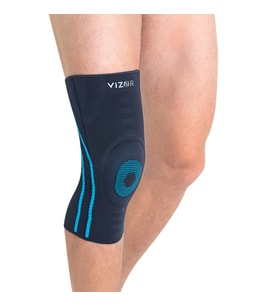Vizor  -  Örme Patella ve Ligament Destekli Dizlik CODE 703 (Siyah)