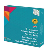 6'LI SET 9+ Yaş / IQ, Dikkat ve Yetenek Geliştiren Kitaplar Serisi