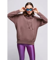 Nike Sportswear Phoenix Fleece Oversized Pullover Hoodie Kadın Sweatshirt Kahverengi