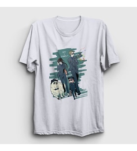 Presmono Unisex Beyaz All Anime Spy X Family T-Shirt 316853tt