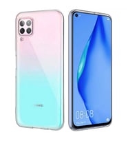 Huawei P40 Lite Ultra İnce Silikon Kılıf Şeffaf