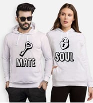 Tshirthane Soul Mate Anahtar Sevgili Kombinleri Kapüşonlu Kombini (Tek Ürün Fiyatıdır.)