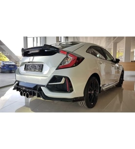Honda Civic Uyumlu Fk7 2016-2020 Hatchback Spoiler Dto Boyasız
