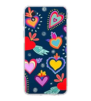 PrintiFy Samsung Galaxy A01 Core ile Uyumlu Retro Color 3  Kamera Korumalı Şeffaf  Kılıf