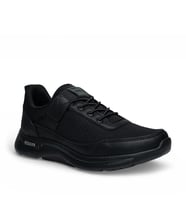 Trendyshose 3021 Rahat Anatomic Garantılı Erkek Spor Ayakkabı (Siyah - Füme)