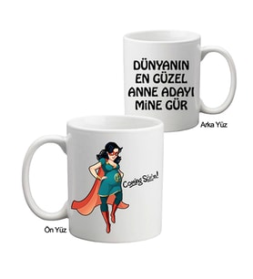 Anne Adaylarına Anneler Günü Hediyesi - İsimli "ANNE ADAYI" Kupa Bardak