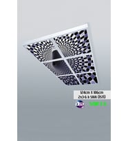 124cm X 186cm-altılı- Led-sıva Üstü-324 Watt-tavan Led Aydınlatma-avize Modelleri-led Işık