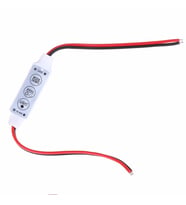 DC 12-24V 3 Tuş Led Dimmer Hafızalı 12A 3 Modlu 5050 3528 5630