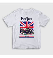 Presmono Unisex Çocuk Beyaz UK The Beatles T-Shirt 115642tt