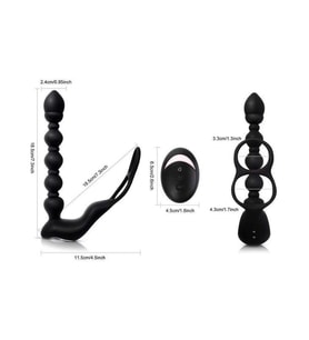 Censan Isıtmalı Penis Halkalı  Prostat Vibratör