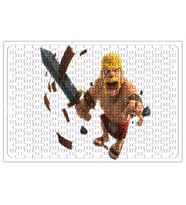 Clash of Clans Barbaro War Puzzle 240 Parça Yapboz