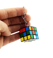 Nostaljik Zeka Küpü Sihirli Mini Rubik Anahtarlık (Karışık)